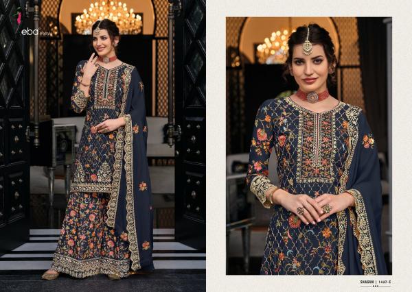 Eba Shagun Color Edition 8 New Chinon Designer Salwar Suit Collection